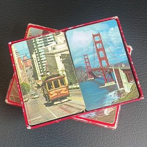 Vintage Playing Cards Double Deck San Francisco